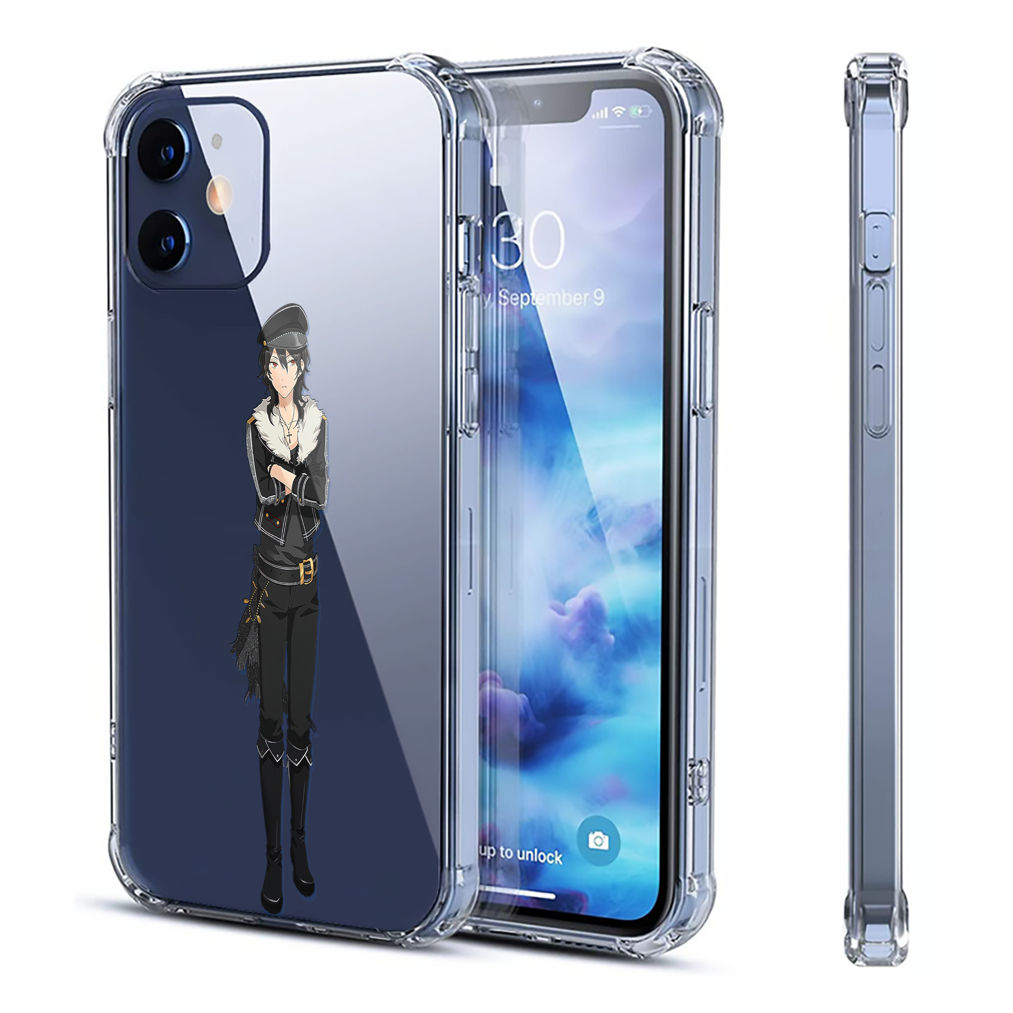 （画像用） あんさんぶるスターズ! Ensemble Stars 【iPhone 12シリーズ対応】透明スマホケース（クリアソフトケース）